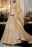 Varun Chakkilam Sand gold embellished lehenga set Online Shopping