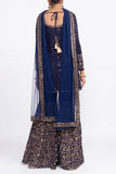 Vvani by Vani Vats Navy blue sharara set Online Shopping