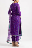 Vvani by Vani Vats Purple embroidered kurta set Online Shopping