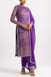 Vvani by Vani Vats Purple embellished kurta set Online Shopping