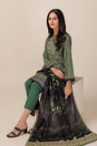 Bonanza Satrangi Sage Green Lawn Collection Vol 1 Online Shopping