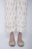 Sapphire White Printed Trouser Eid Ready To Wear 2021
