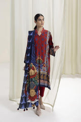 Corrine Sapphire Viscose Linen Collection 2021