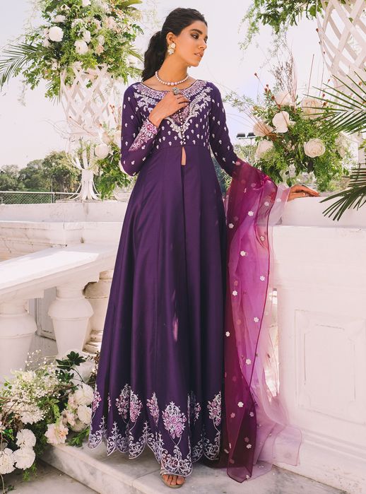 Zainab Chottani Powerful Purpule Luxury Eid 2021