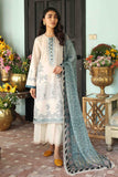 Cross Stitch Timber Teal 3pc Meharbano Lawn 2022 Online Shopping