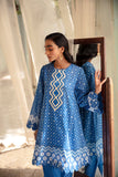 Cross Stitch Ethnic Blue 2pc Meharbano Lawn 2022 Online Shopping