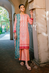 Cross Stitch Online Ethnic Alley 3pc Lawn Collection 2022 - Pakistani Branded Clothes