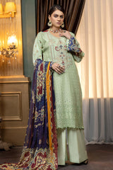 Adan Libas Clay Ash Embroidered & Printed Lawn 2022 Online Shopping