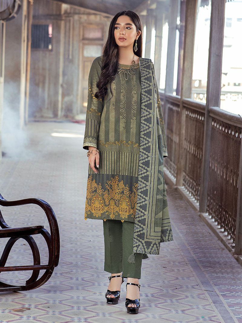 Salitex Wk-00918 Printed Khaddar 2021