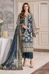Baroque Embroidered Chiffon CH12-01 Chantelle Chiffon Collection Online Shopping