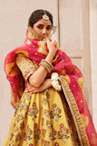 Maria B MC-703-Mustard Couture Wedding Collection Online Shopping