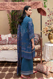 Cross Stitch Blue Frost-3pc- Linen Suit Winter Edit 1 Khaddar Linen 2022 Online Shopping