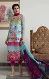 Asifa and Nabeel 9-T Rainbow Bouquet Luxury Lawn Vol 1 2021