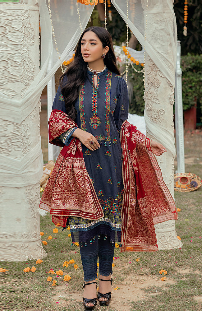 Al Zohaib SSLJS-22-04  Sunheri Sham Jacquard Series 2022 Online Shopping