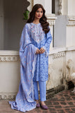 Cross Stitch Cosmic Sky - 3pc Linen Printed  Khaddar & Linen Collection Online Shopping