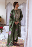 Cross Stitch Olive Meadow - 3pc Khaddar Embroidered  Khaddar & Linen Collection Online Shopping