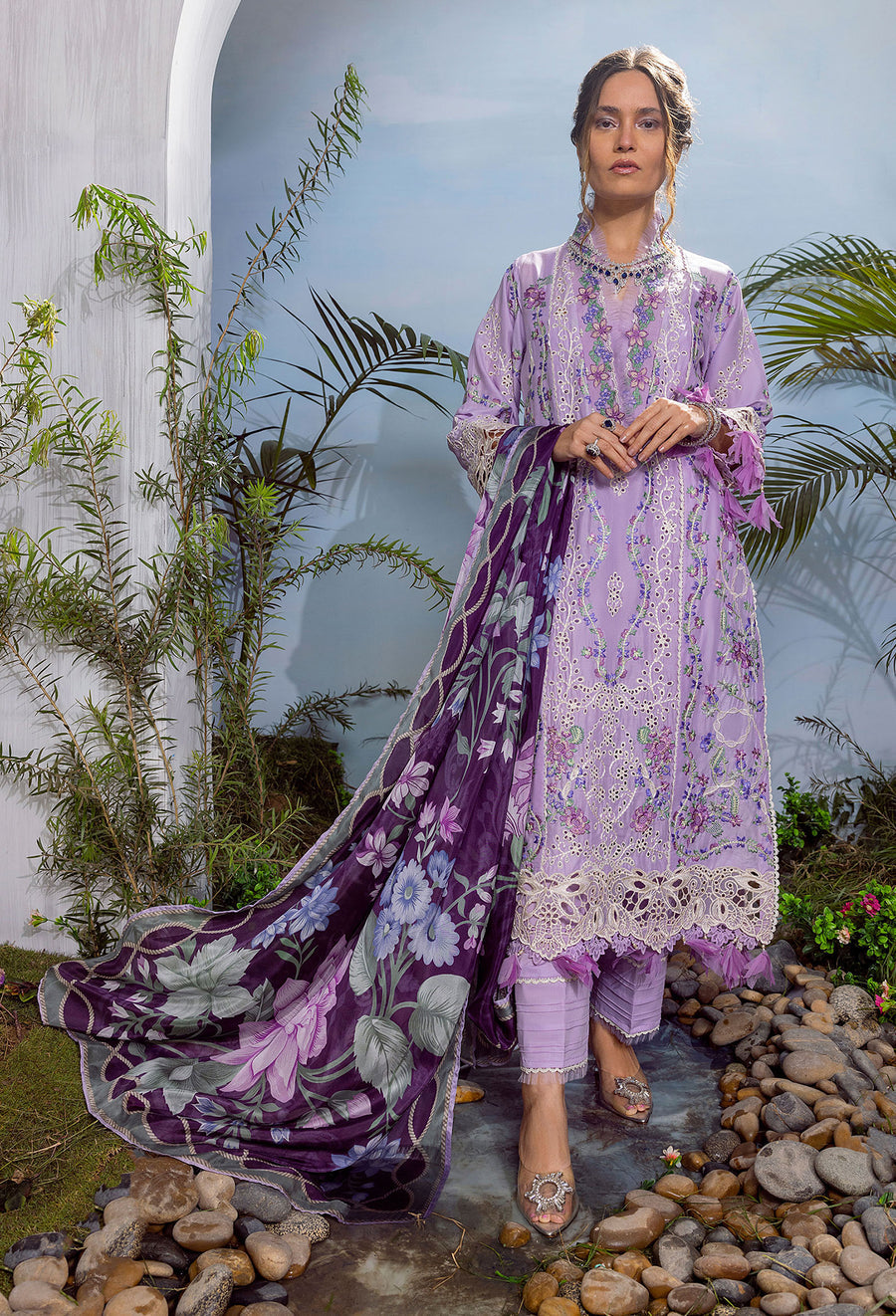 Adan Libas Design # 5679 Lawn By Arwa Awais Online Shopping