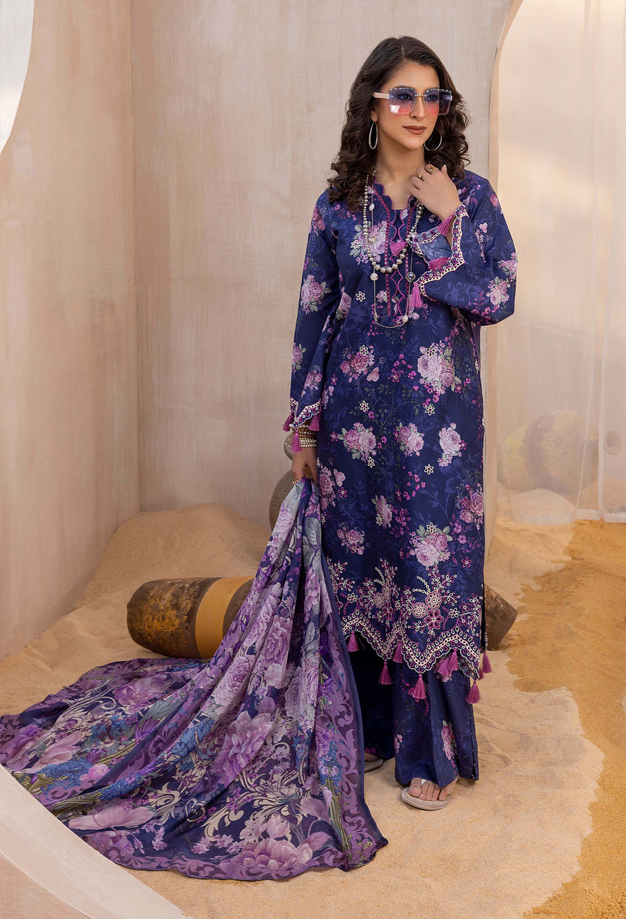 Adan Libas Design # 5684 Adan's PrintsKari Lawn Collection Online Shopping