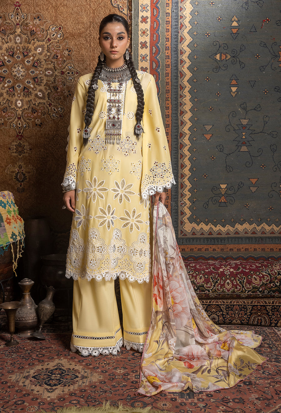 Adan Libas Design # 5517 Lawn By Ayesha Zia Online Shopping