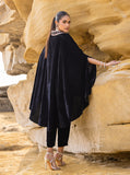 Zainab Chottani Black Plum Luxury Velvet Pret Formals Online Shopping