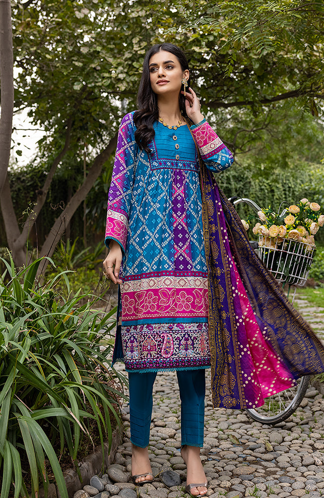 Al Zohaib ANL1 22-06A Anum Printed Lawn 2022 Online Shopping