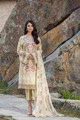 Bareeze Floral Dusk Ch2920 Off White Collection 2021