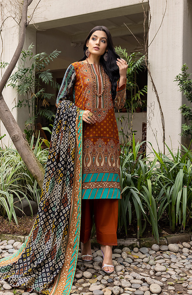 Al Zohaib ANL1 22-07B Anum Printed Lawn 2022 Online Shopping