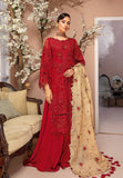 Radical Red Adans Libas Luxulia Embroidered Chiffon 2021