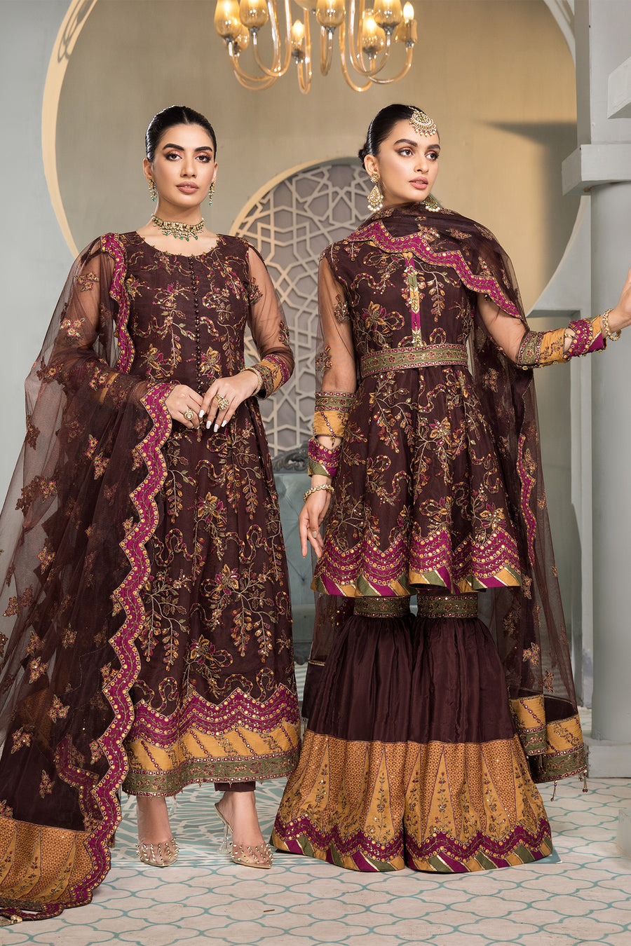 Alizeh Fashions Rajwari Vasl E Meeras Chiffon Collection 2022 Online Shopping