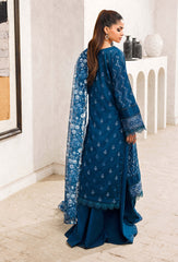 Adan Libas Design # 5728 Chikankari Lawn Prints Online Shopping