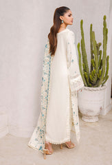 Adan Libas Design # 5727 Chikankari Lawn Prints Online Shopping