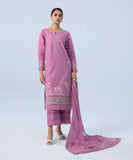 Sapphire U2TE-LX23V6-5 3 Piece Embroidered Cotton Satin Suit Winter Collection Online Shopping