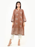 Edenrobe Women S Light Brown Pret EWTKE22 68128 Ready To Wear 2022 Online Shopping