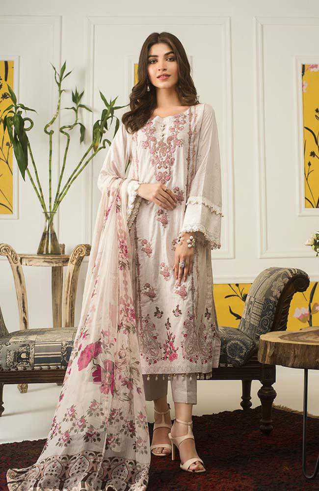 Al Zohaib MEC20 10A Mahnoor Embroidered Collection 2020 – Original Brand