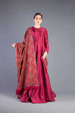 Bareeze Pukhraj Shawl Ch3409 Maroon Shawl Collection 2021