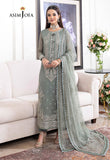 Asim Jofa Chiffon, Glacial Green, organza Jhilmil Collection Online Shopping