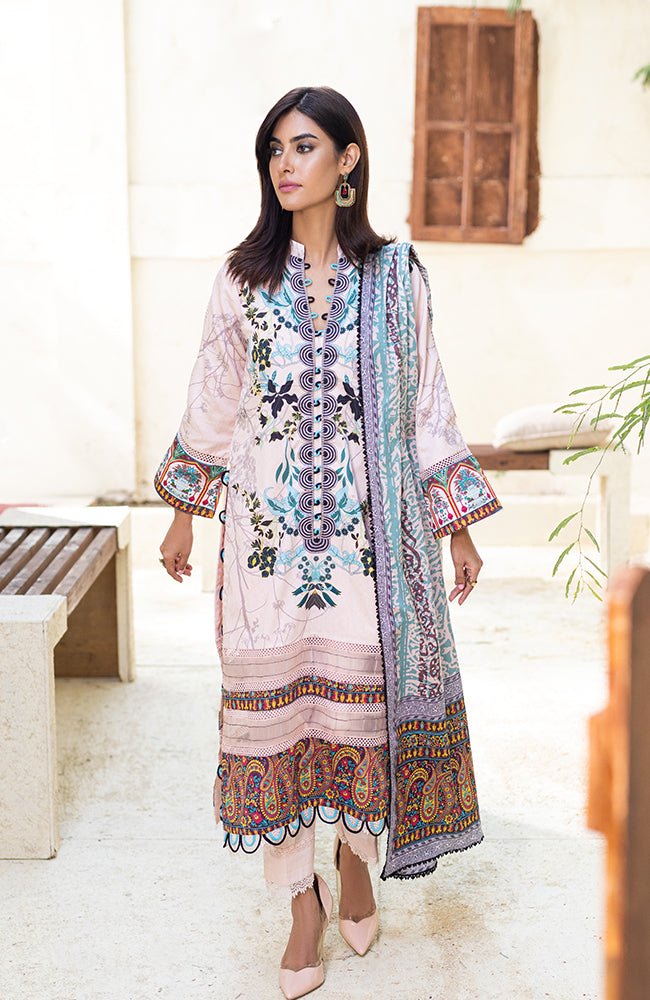 Al Zohaib SSBP-22-11 Sunshine Bloom Cotton Silk Printed Edition 2022 Online Shopping