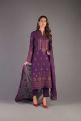 Bareeze Gulnar Bnl1163 Purple Collection 2021