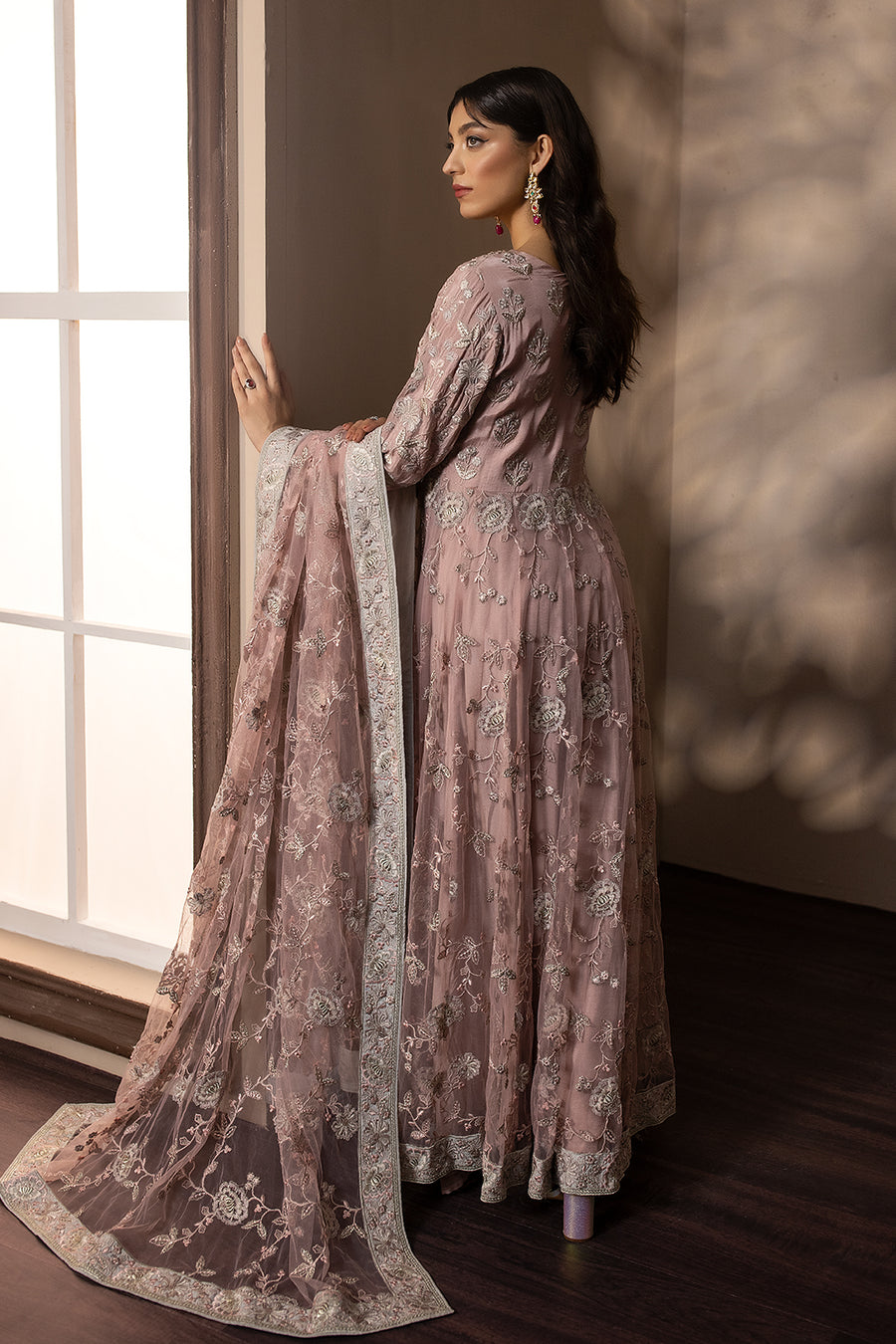 Flossie Blush Frost (A) Avalanche Chiffon Collection Online Shopping