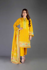 Bareeze Printed Pr922 Yellow Collection 2021