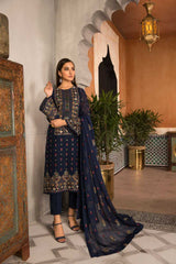 Bareeze Maah E Ro Ch3163 Navy Blue Collection 2021