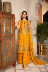 Bareeze Maah E Ro Ch3163 Mustard Collection 2021