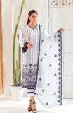 Alzohaib B&WECS-22-01B Black White Embroidered Chikankari Series 2022 Online Shopping