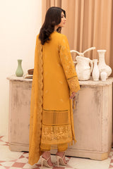 Afrozeh Goldenrod Chikankari Lawn Online Shopping