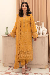 Afrozeh Goldenrod Chikankari Lawn Online Shopping