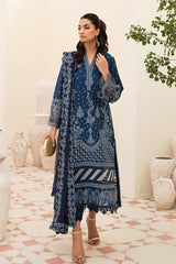 Afrozeh Azure Chikankari Lawn Online Shopping