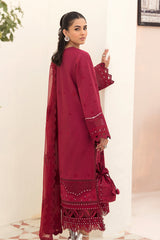 Afrozeh Claret Chikankari Lawn Online Shopping