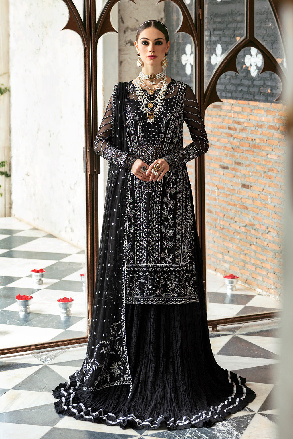 Afrozeh Mystic Noir Panache By Ayzel Online Shopping