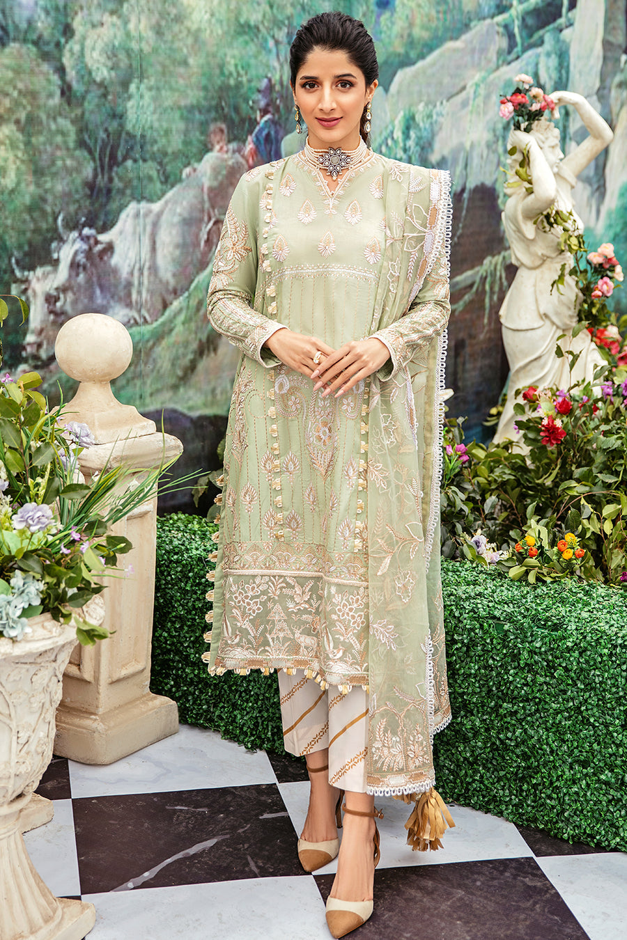 Afrozeh Cybele Garden Of Eve Lawn 2022 Online Shopping