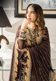 Asim Jofa Brown & Mustard, Chiffon, organza Jhilmil Collection Online Shopping